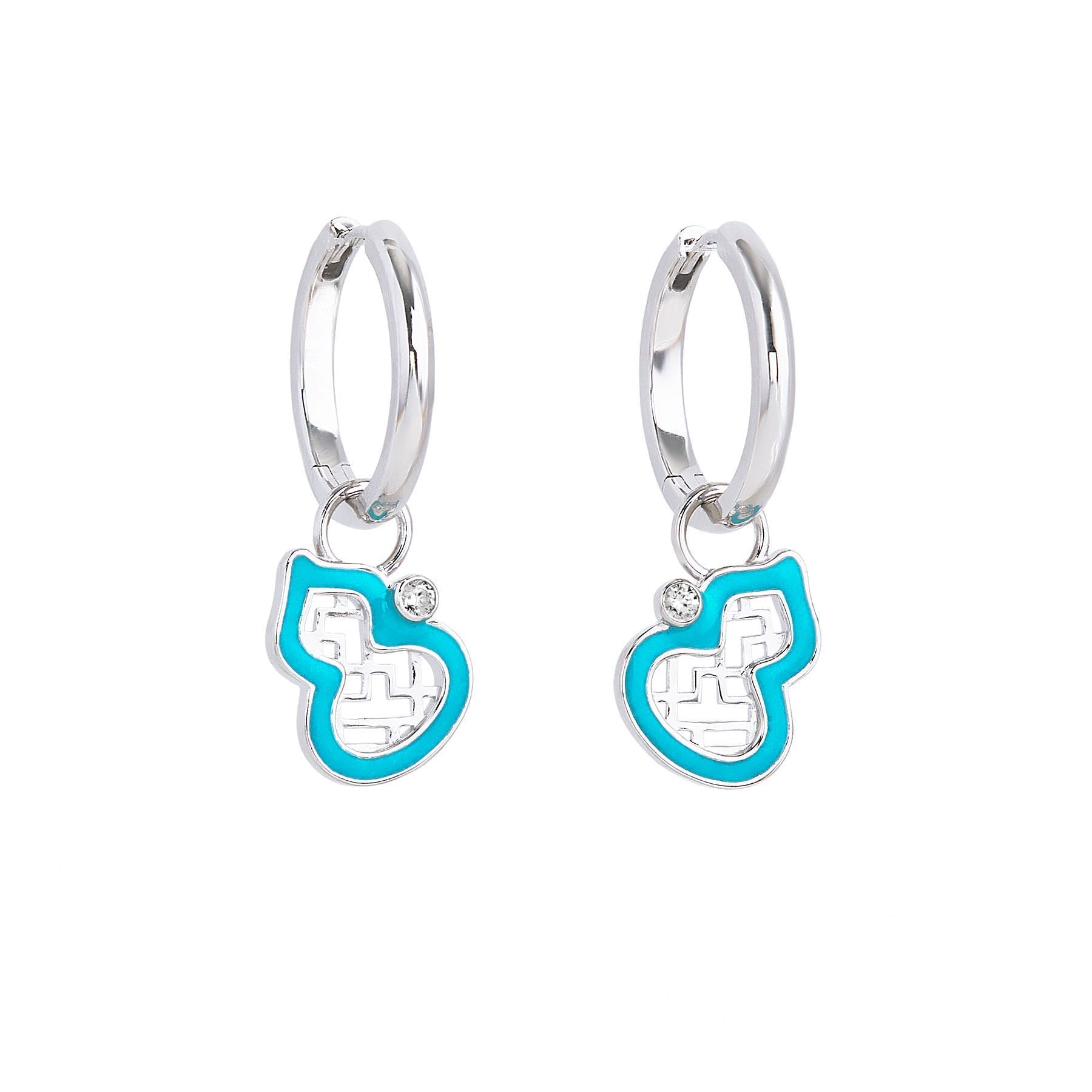 Enchanting Gourd Earrings Front - Shen Yun Collections