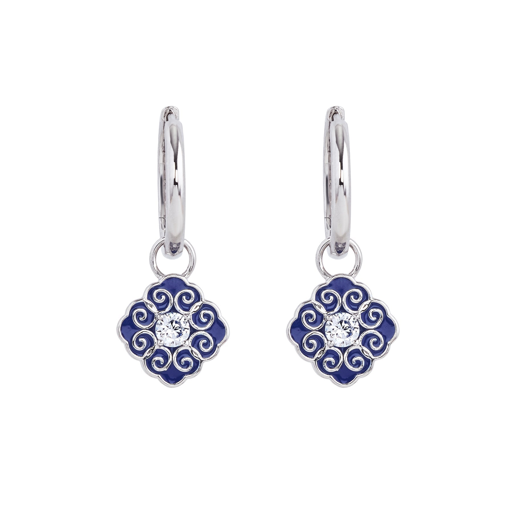 Elegant Bliss Earrings Front - Shen Yun Collections
