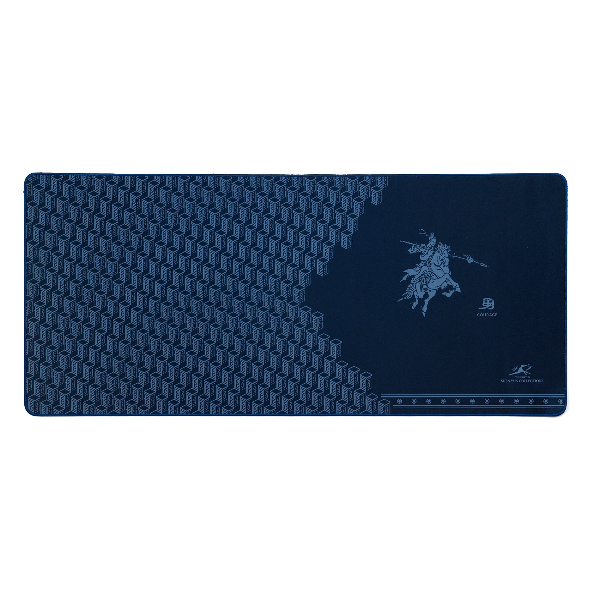 Riding to the Rescue Desk Mat 35.4"x15.7"  - Front