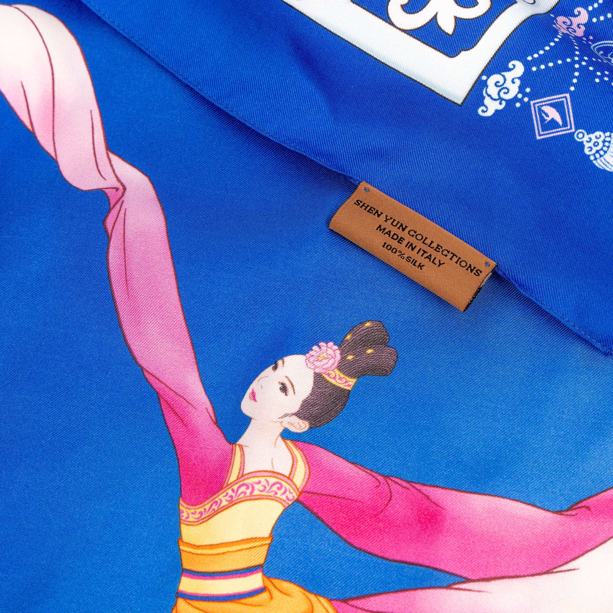 Moon Goddess Long Silk Scarf Details - Shen Yun Collections