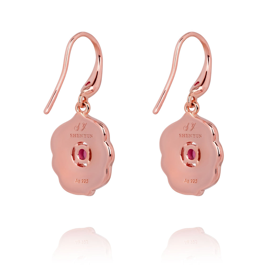 Windmill Grace Drop Earrings Pink