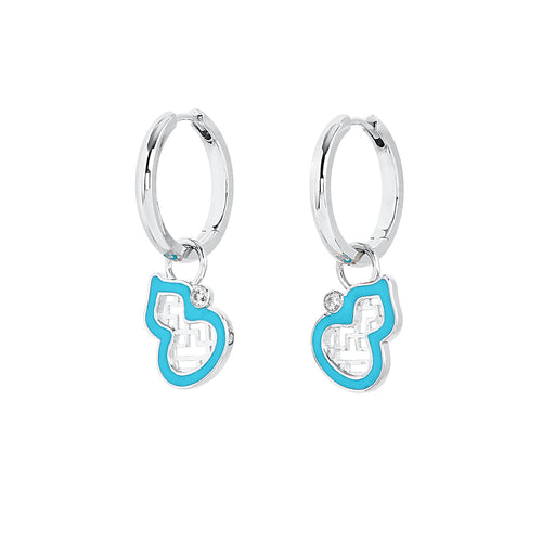Enchanting Gourd Earrings Side - Shen Yun Collections