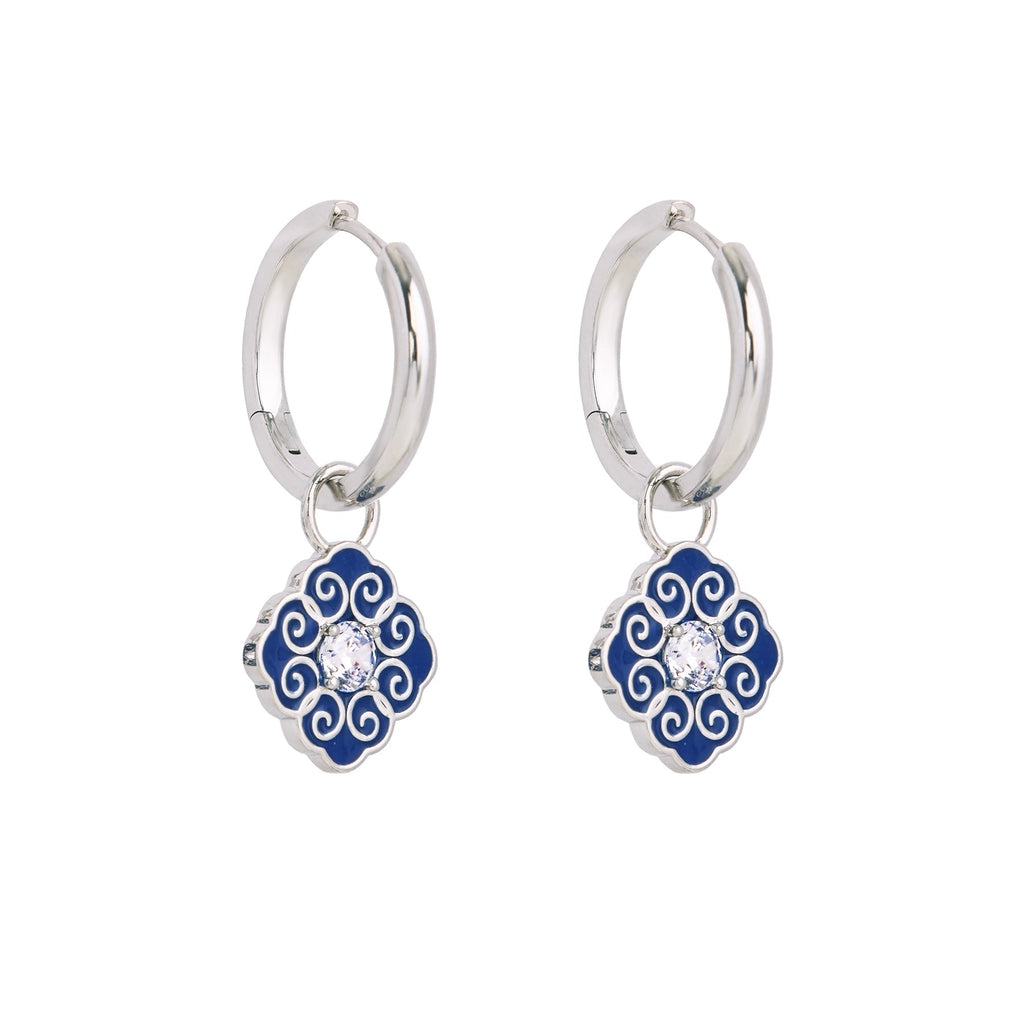 Elegant Bliss Earrings Side - Shen Yun Collections