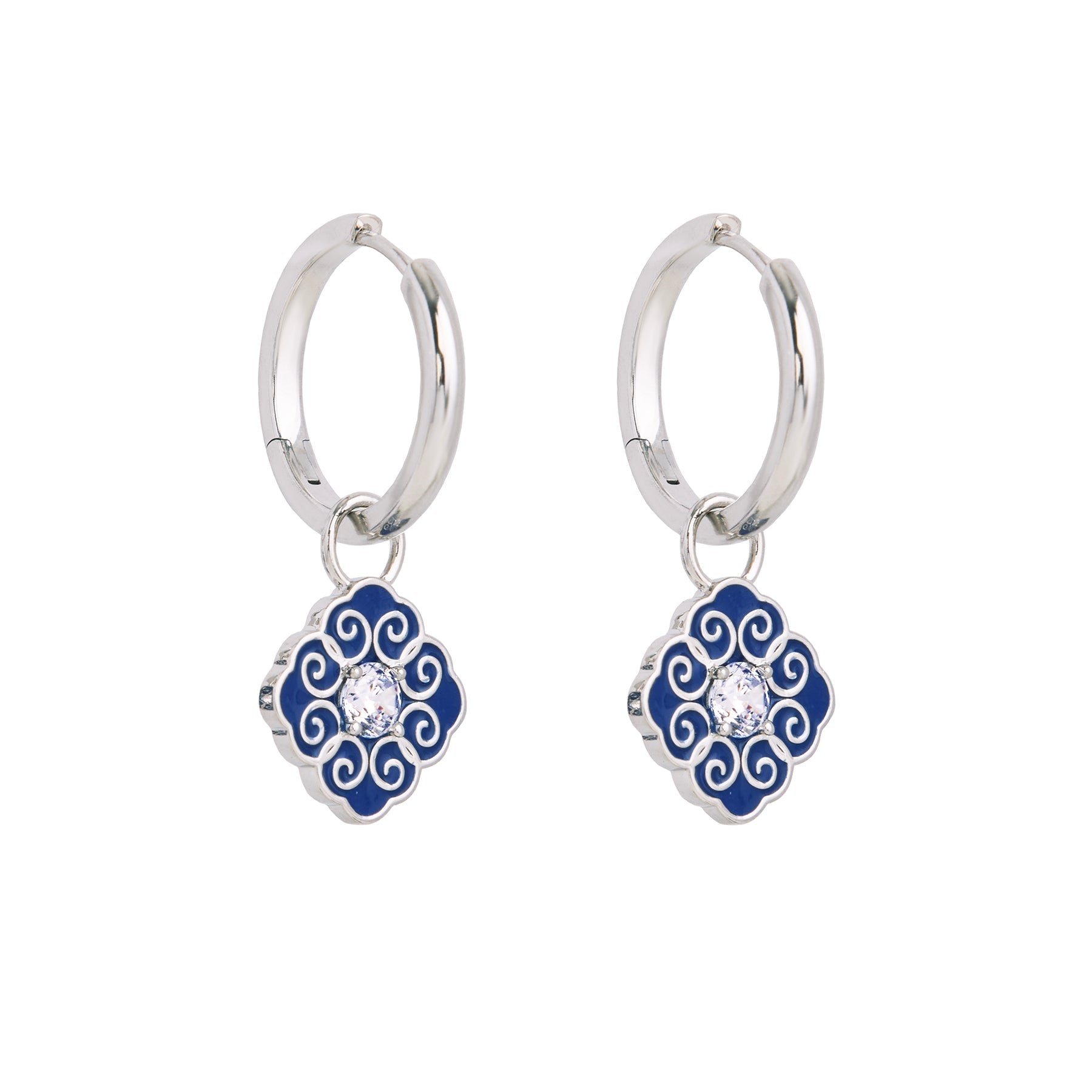 Elegant Bliss Earrings Side - Shen Yun Collections
