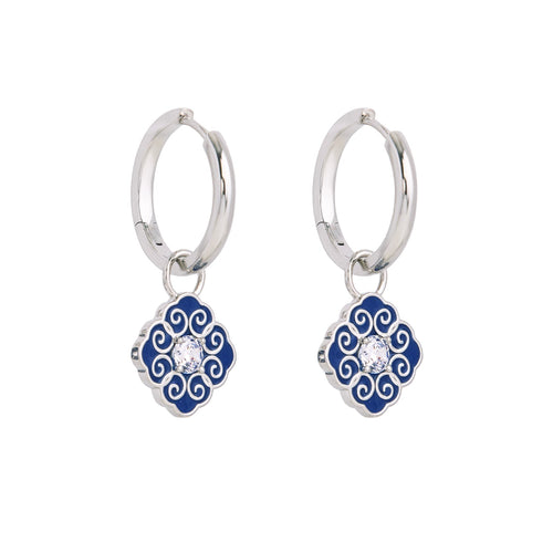 Elegant Bliss Earrings Side - Shen Yun Collections