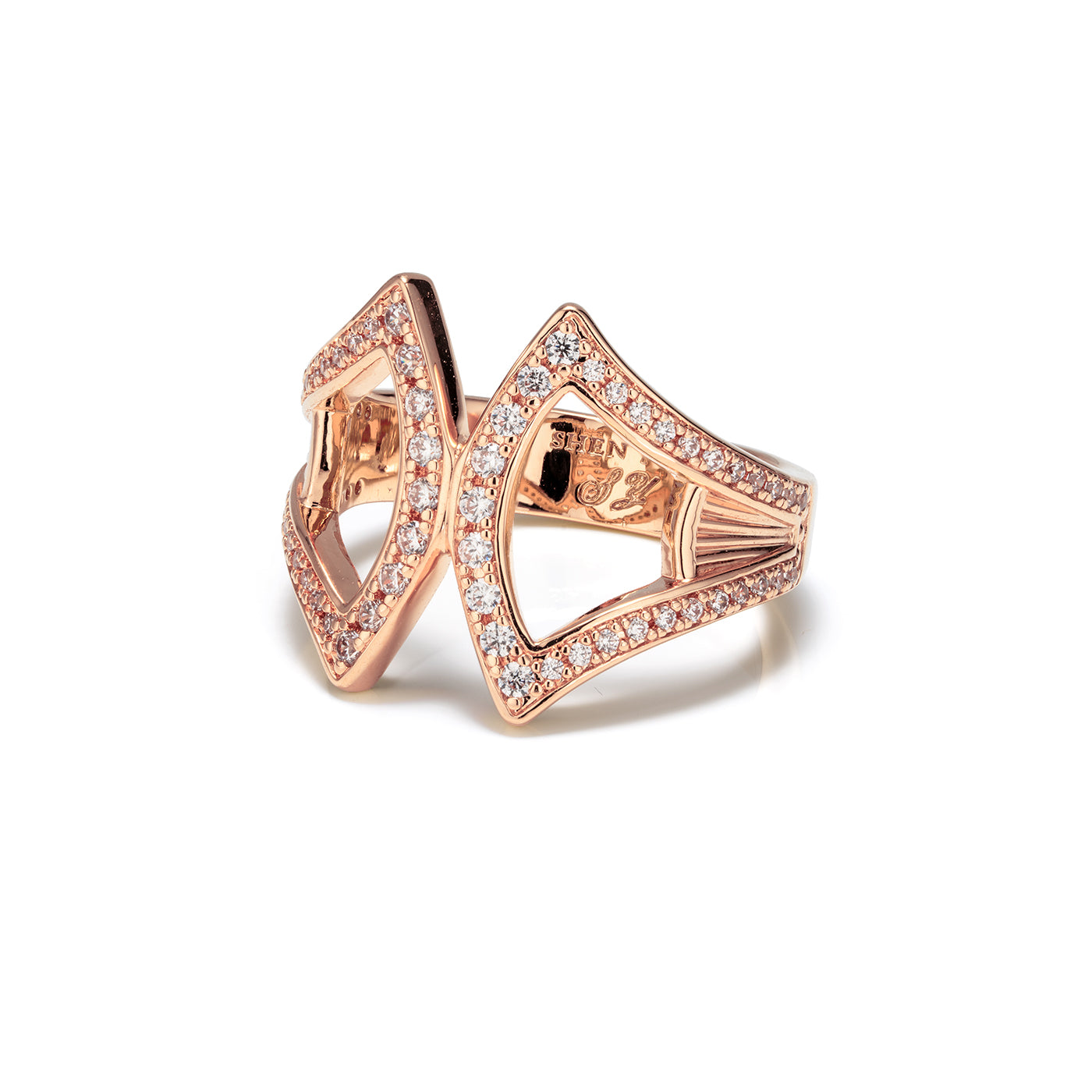 Marvelous Fan Scarf Ring