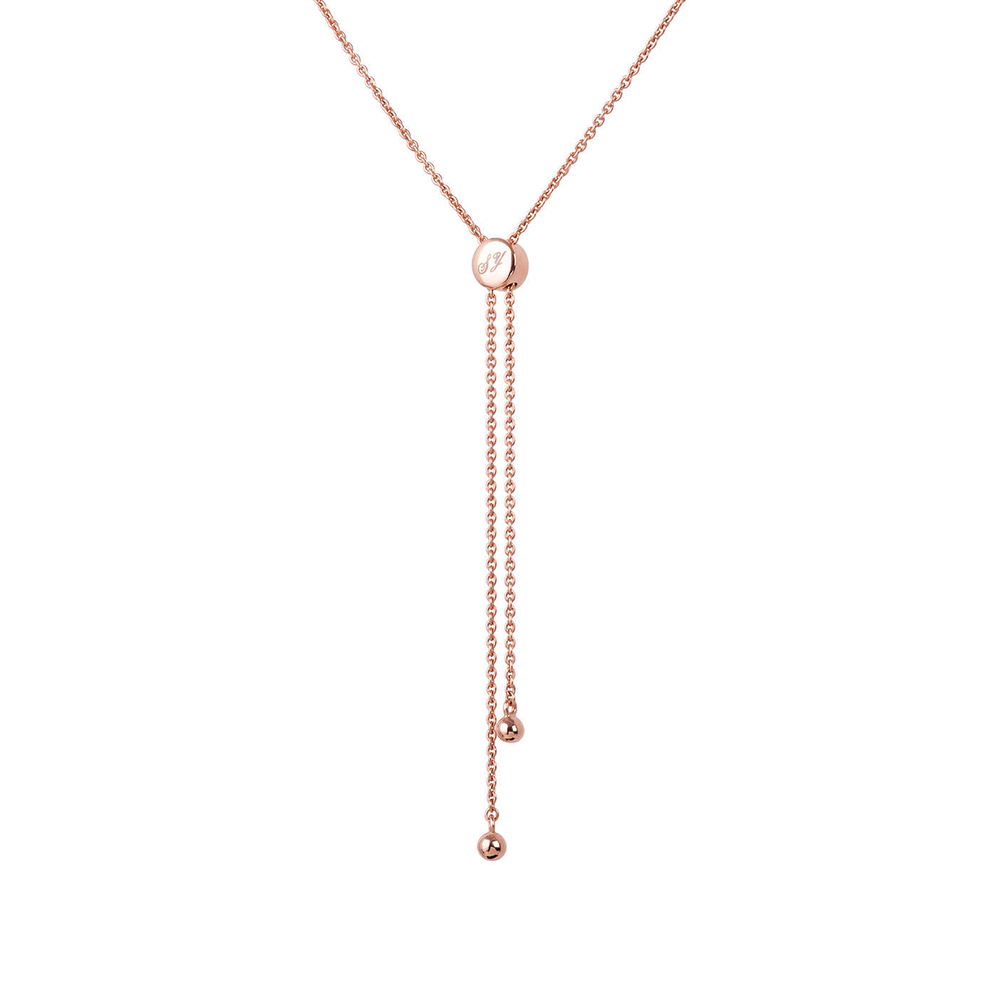 Lotus Fairies Oval Necklace Rose Gold Clasp View - Shen Yun Collections