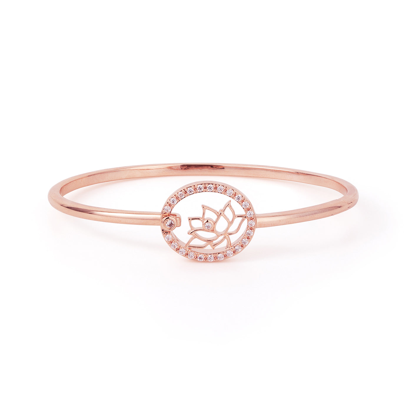 Lotus Fairies Bangle Rose Gold - Shen Yun Collections