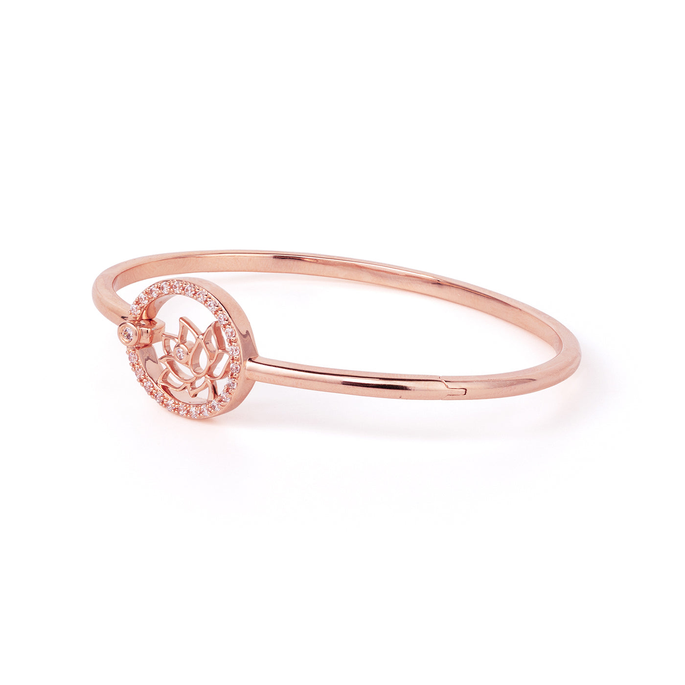 Lotus Fairies Bangle Rose Gold - Shen Yun Collections