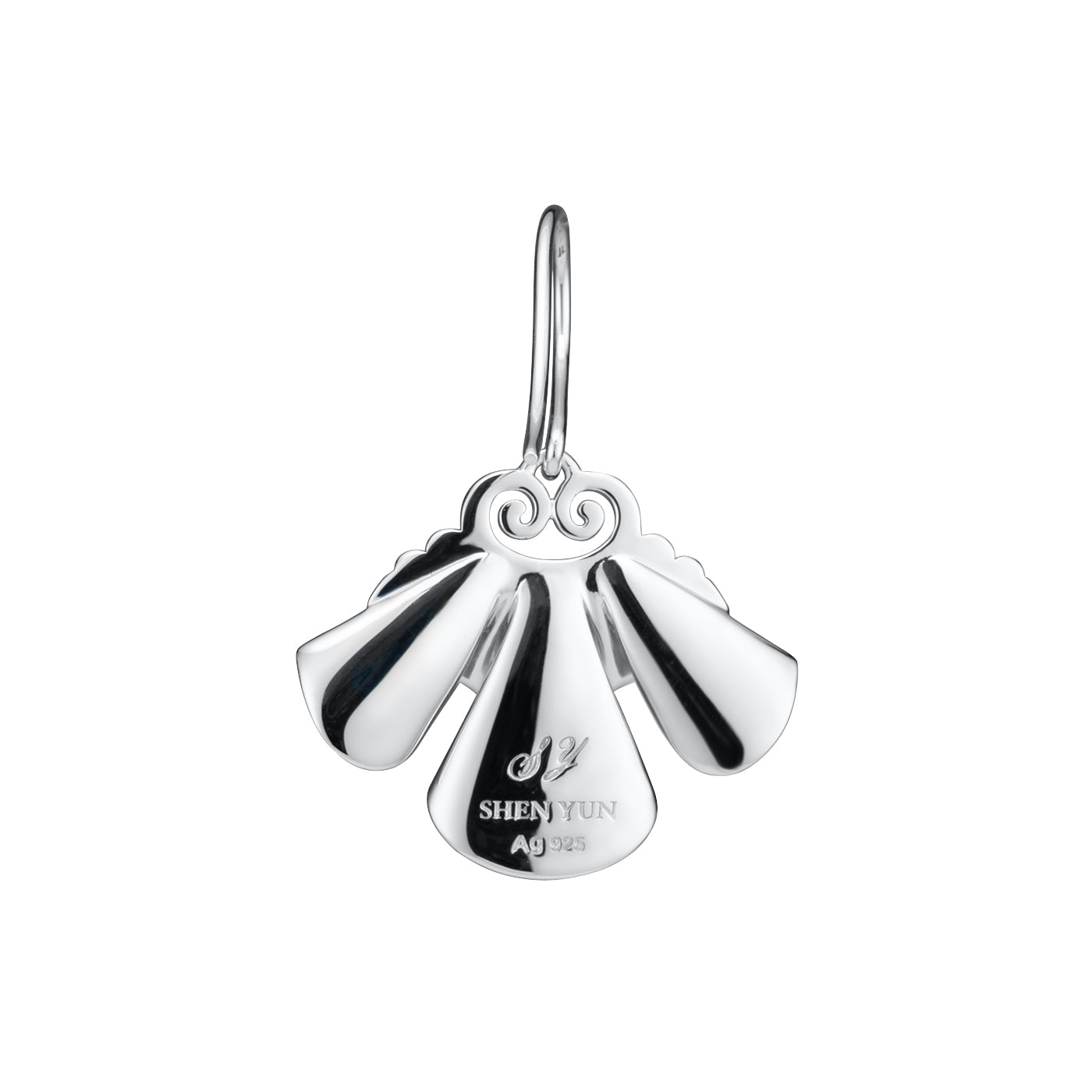 The Elegance of the Yi Earrings Blue Back - Shen Yun Collections