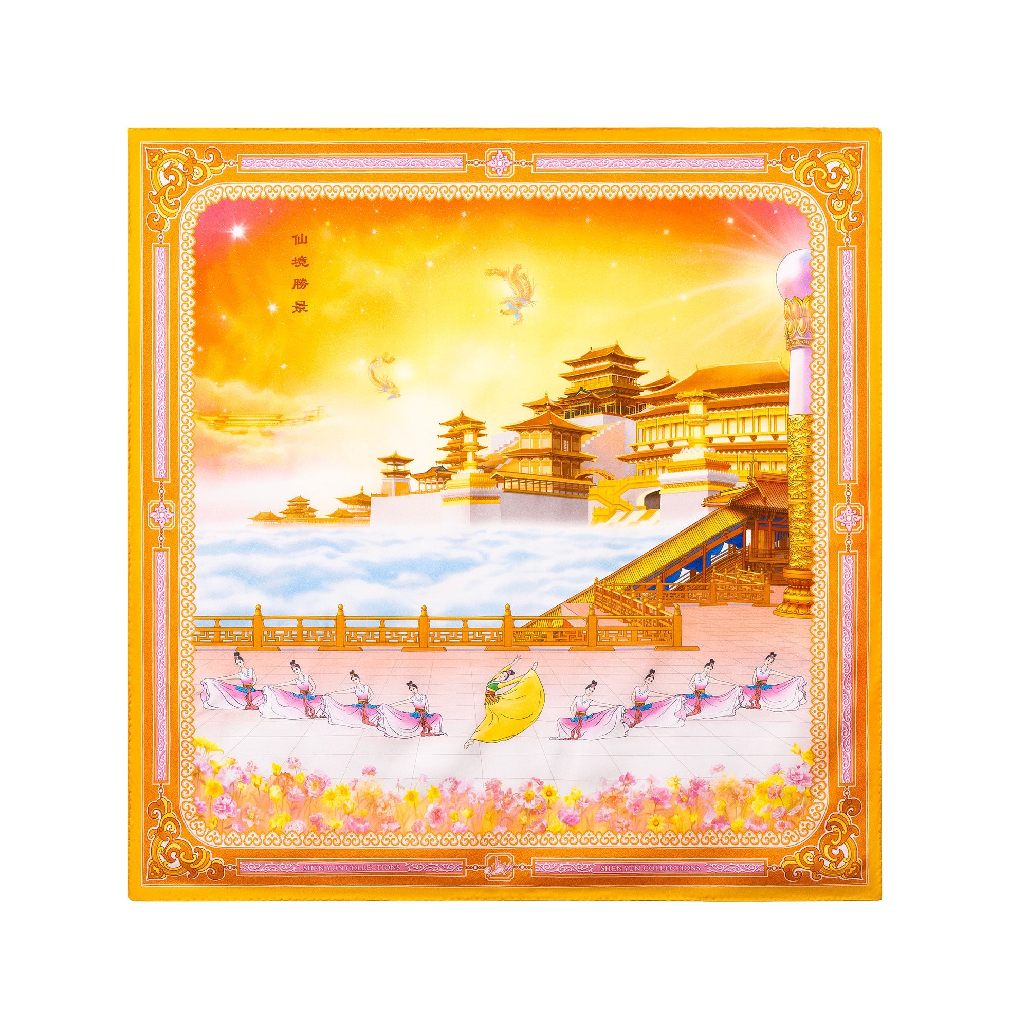 Heavenly Scene Silk Scarf - Shen Yun Collections