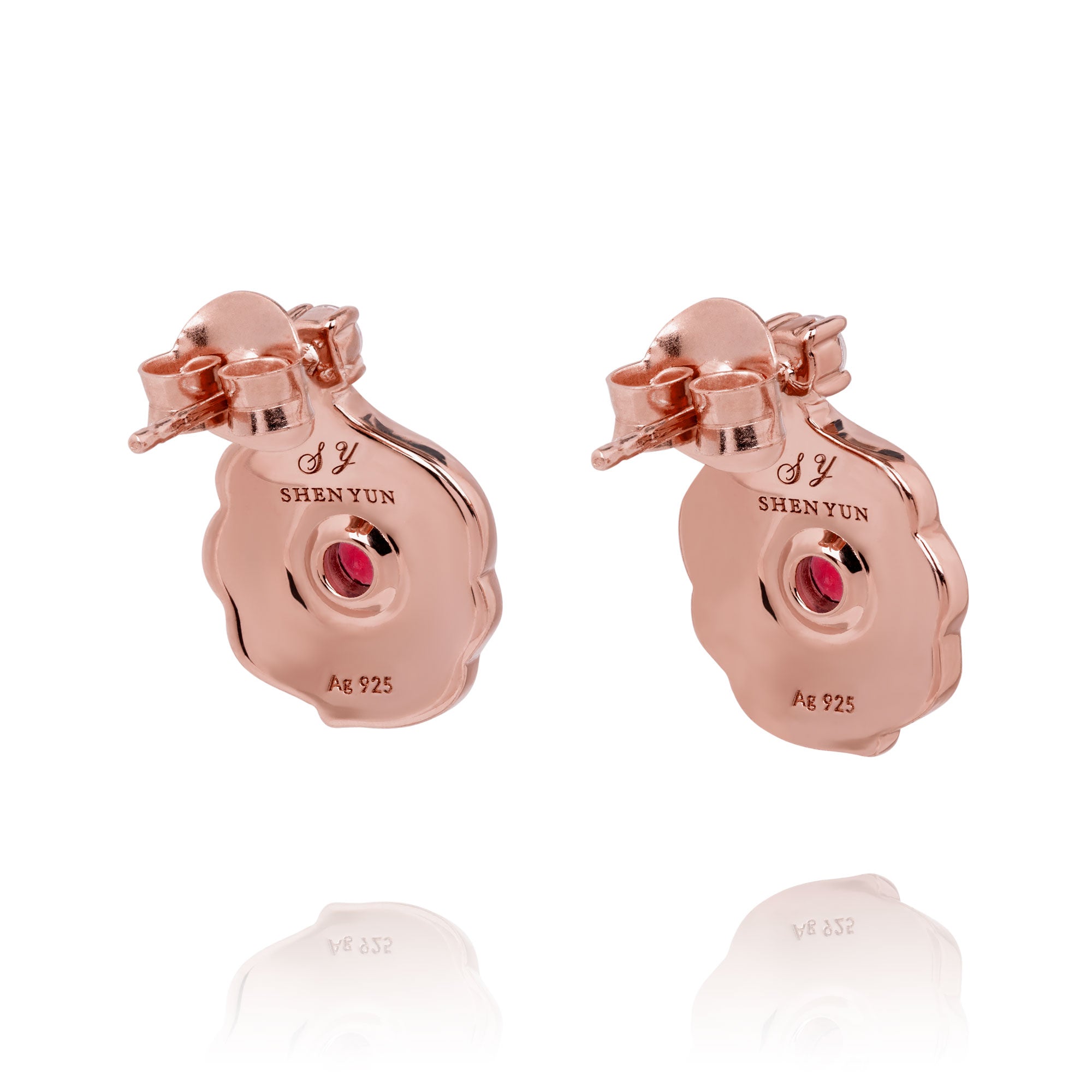 Windmill Grace Stud Earrings Pink