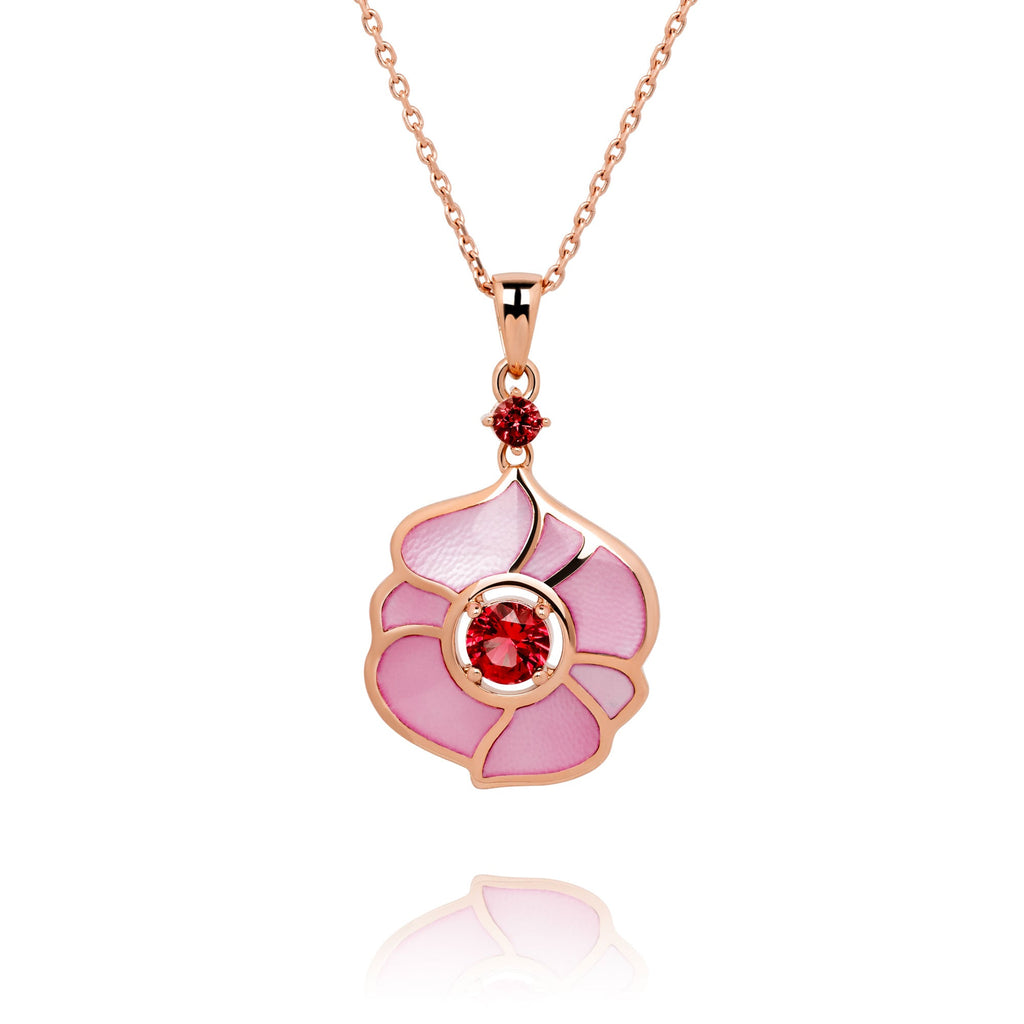 Windmill Grace Necklace Pink