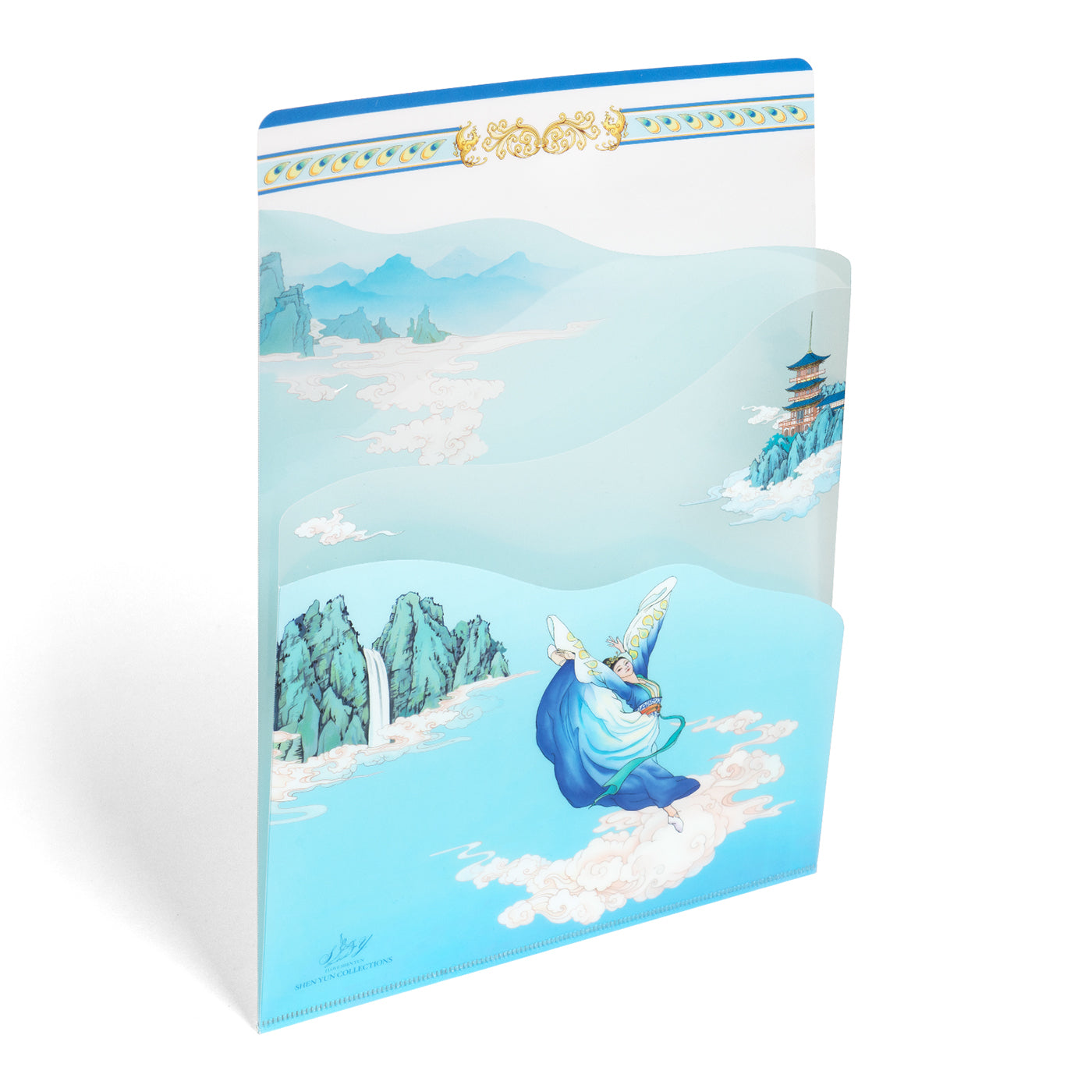 Phoenix of the Sapphire World Multi-Layer File Folder Side - Shen Yun Collections