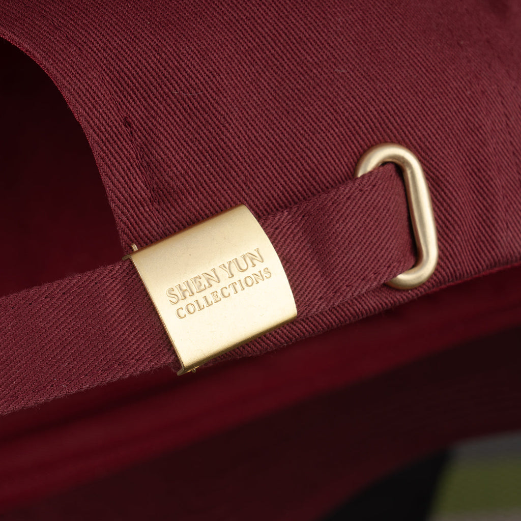 Zhen Shan Ren Classic Cap Burgundy Signature - Shen Yun Collections