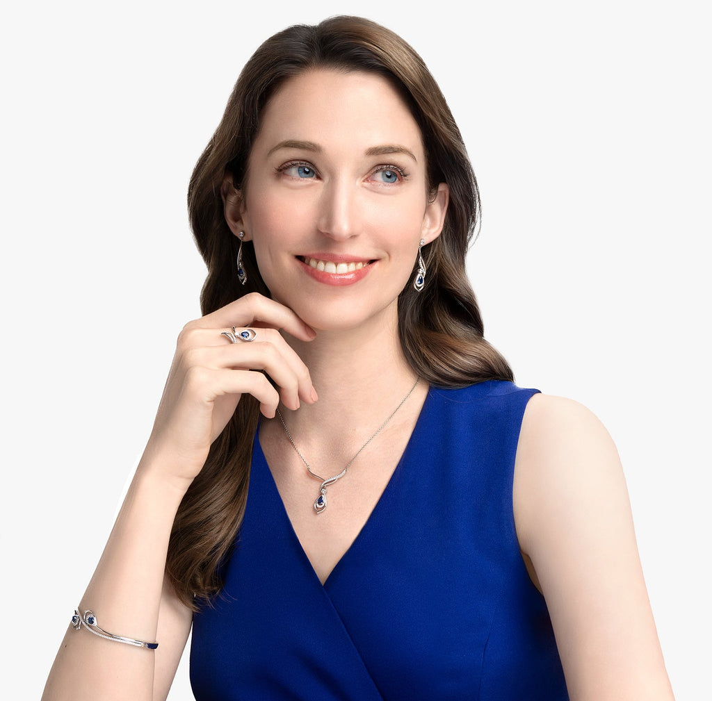 Phoenix Fairies Necklace and Earrings II Modeling - Shen Yun Collections