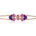 Tang Flowing Gowns Bracelet Purple