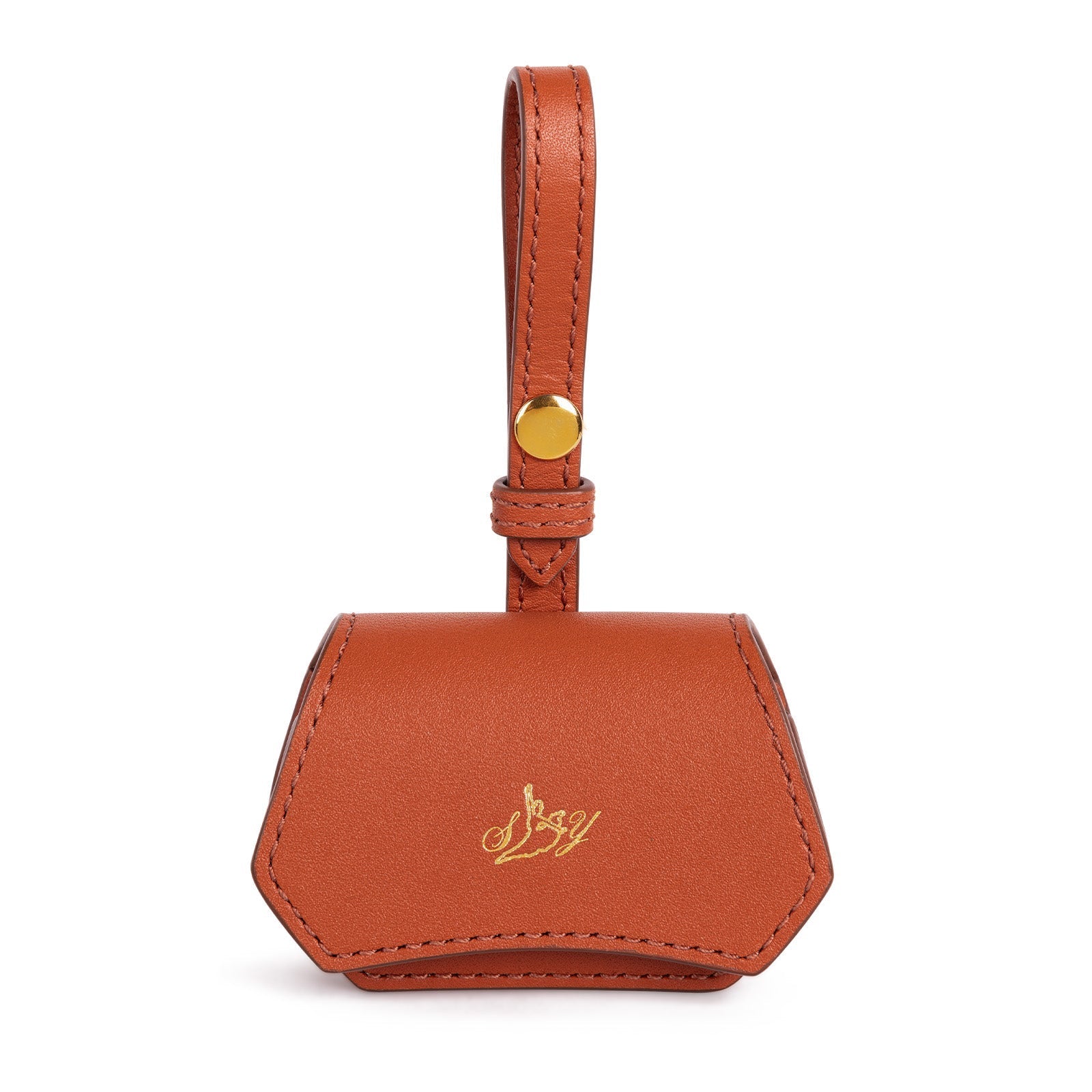 Manchurian Elegance Crossbody Bag Orange Brown