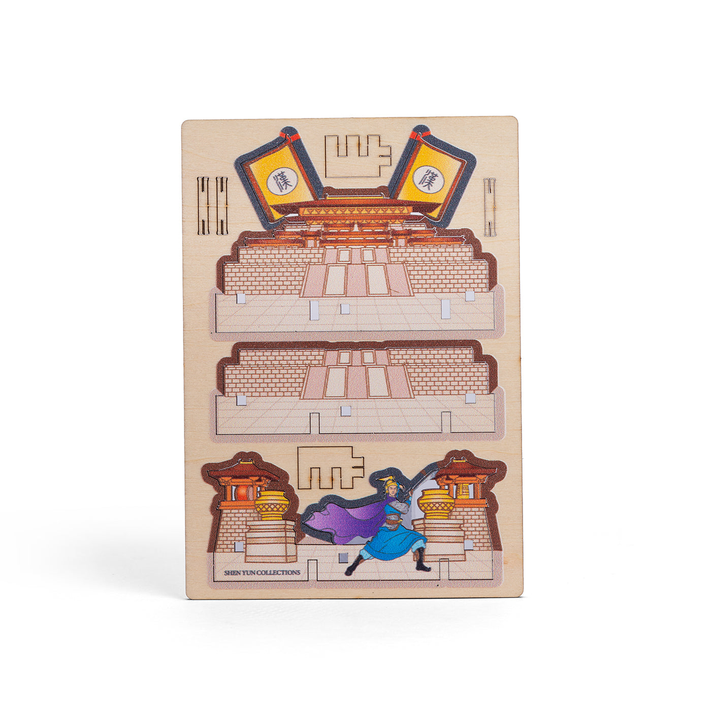 Han Xin Wooden Magnet Side Open View 2 - Shen Yun Collections