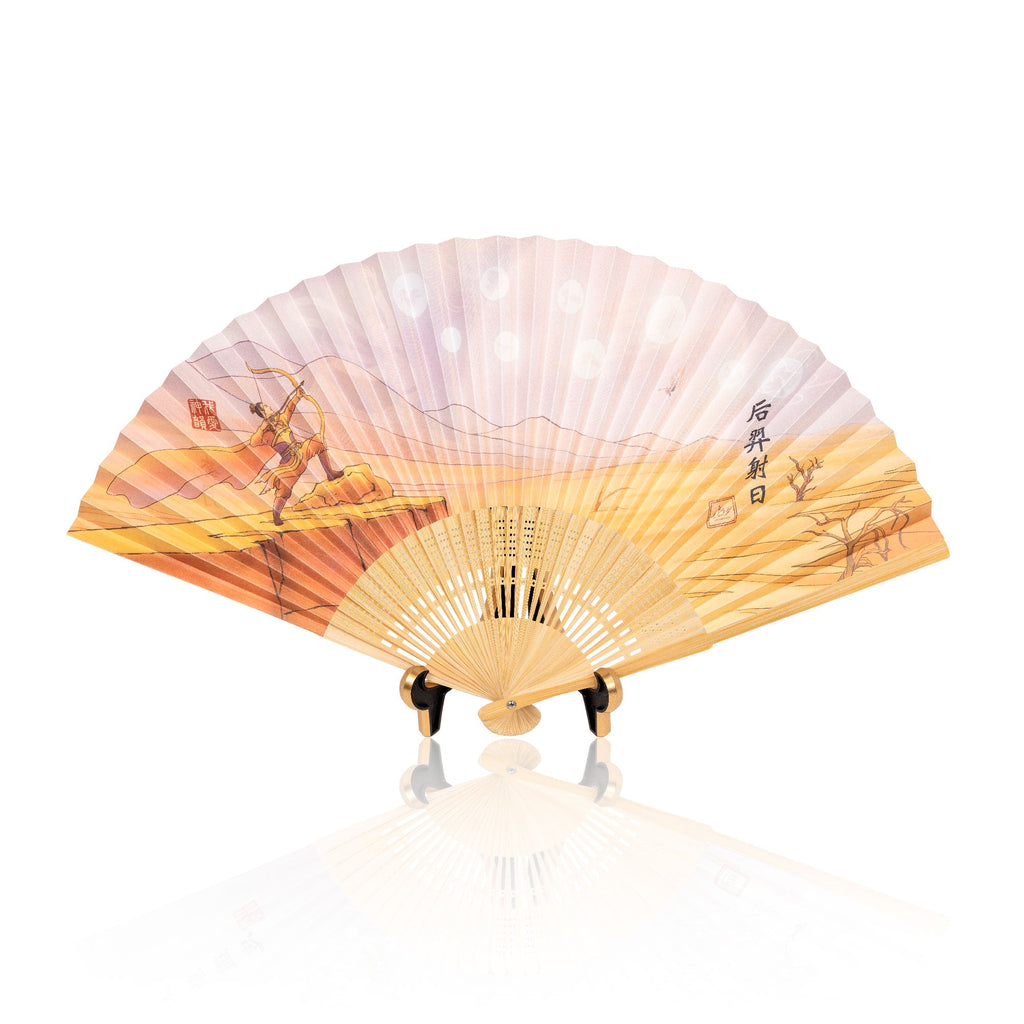 Lady of the Moon Double-sided Fan