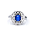 Mongolian Celebration Anillo Azul Frontal | Shen Yun Collections