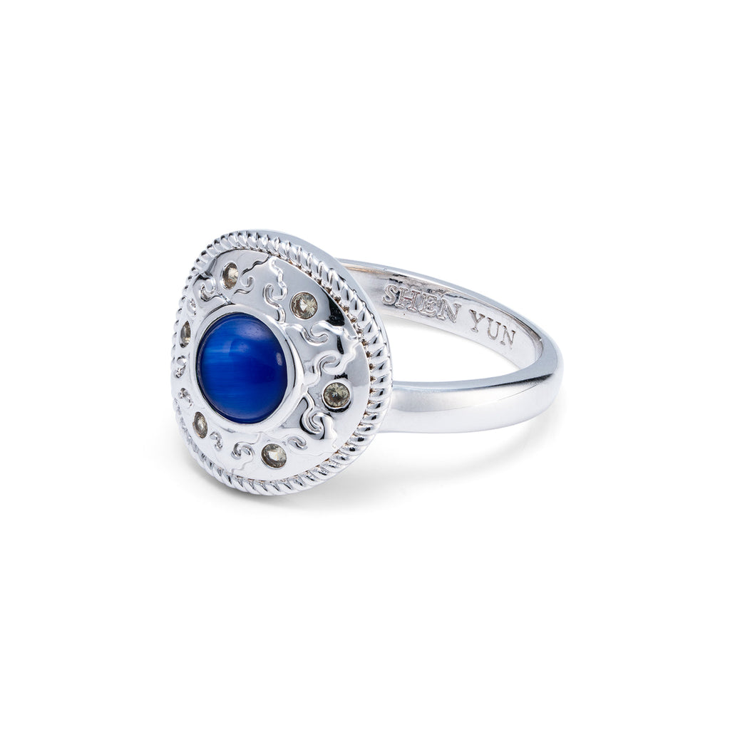 Mongolian Celebration Ring Blue Side - Shen Yun Collections