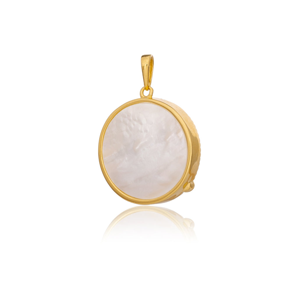 Mystical Moon Palace Charm Gold 18mm Back - Shen Yun Collections