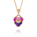 Tang Flowing Gowns Necklace Purple