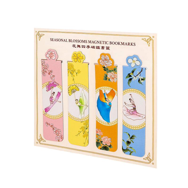 Seasonal Blossoms Magnet Bookmark