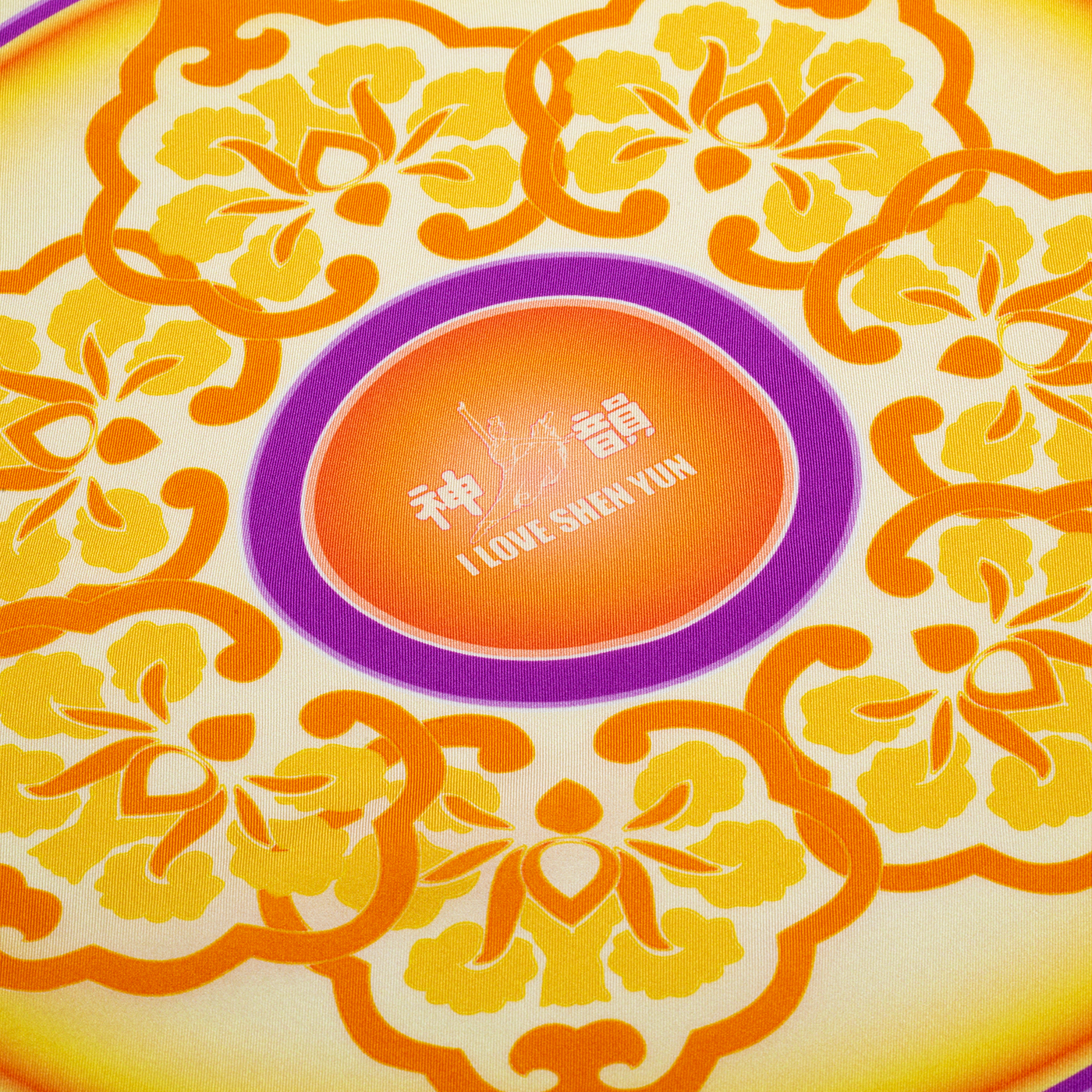 Tang Flower Silk Scarf (23"x23") Image 3 | Shen Yun Collections