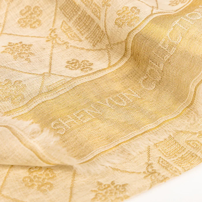 Zhen Shan Ren Long Scarf Gold