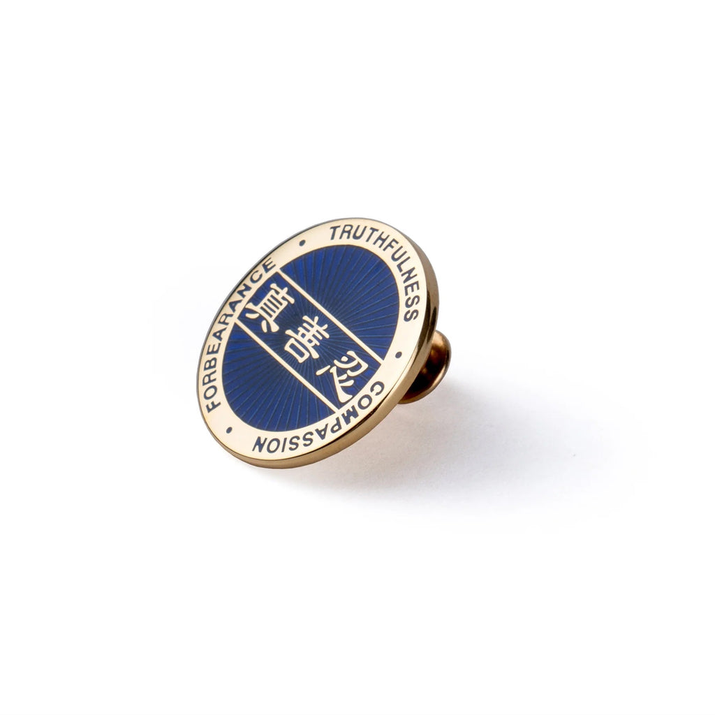 Zhen Shan Ren Lapel Pin Blue