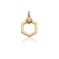Charm Connector Clasp Gold Front View | Shen Yun Collections 