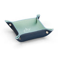 Vide-poches en Cuir Signature - Bleu