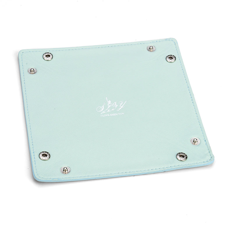 Signature Leather Tray - Blue