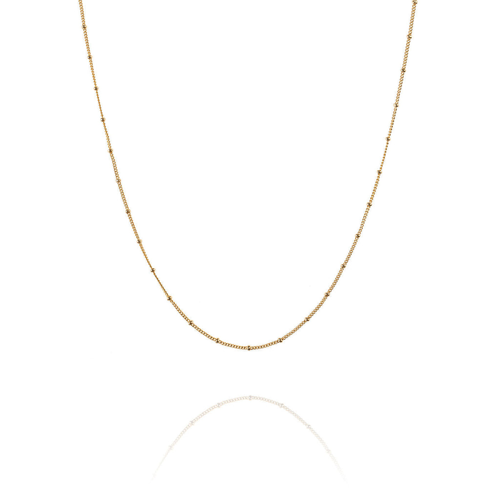 Curb Chain Necklace Gold 15+2" | Shen Yun Collections 