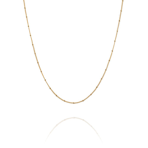 Curb Chain Necklace Gold 38.1+5.1 cm | Shen Yun Collections 