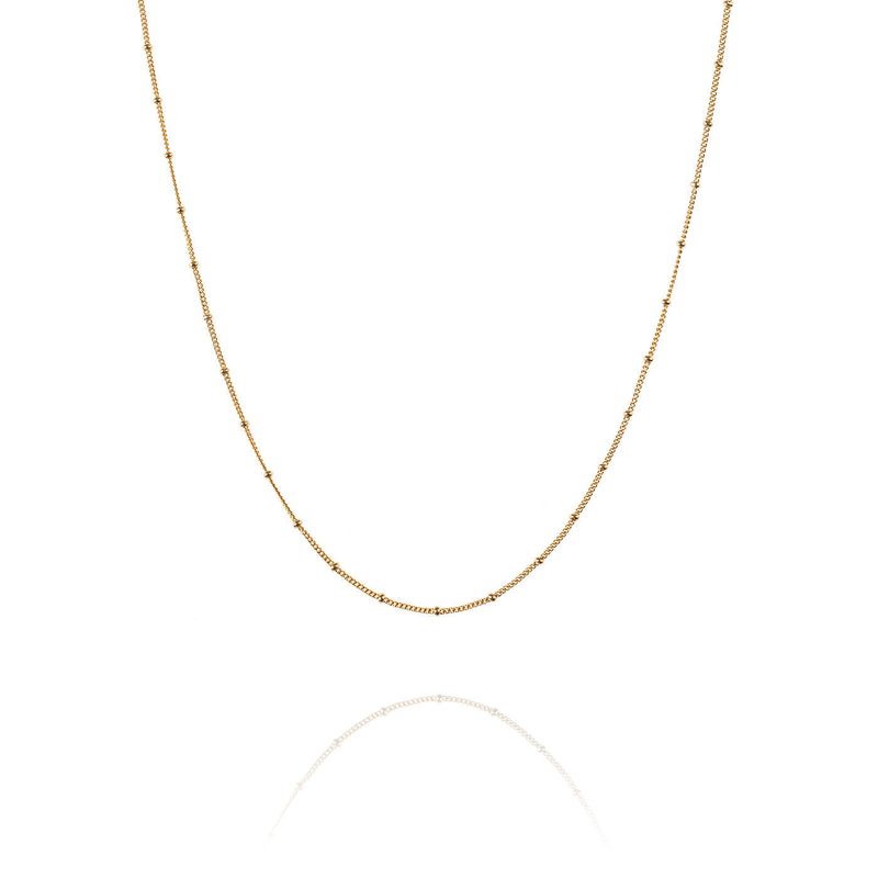 Curb Chain Necklace Gold 15+2" | Shen Yun Collections 