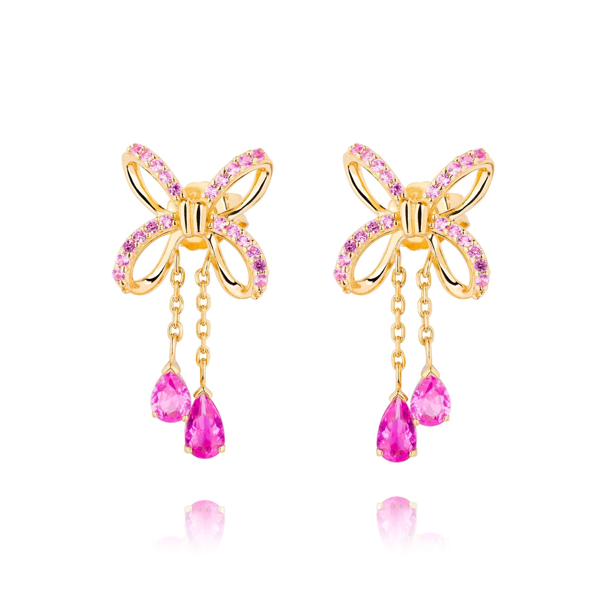 Blissful Knot Earrings Gold