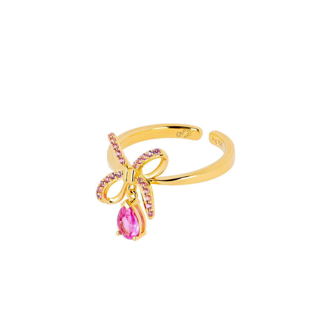 Blissful Knot Ring Gold