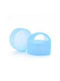 Gemstone Bottle Anti-Slip Silicone Grip Handle Sky Blue