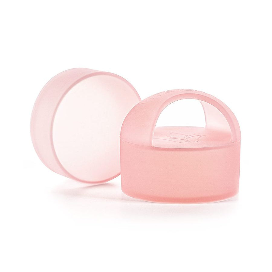 Poignée antiglisse en silicone pour Gourde avec pierres précieuses — Rose
