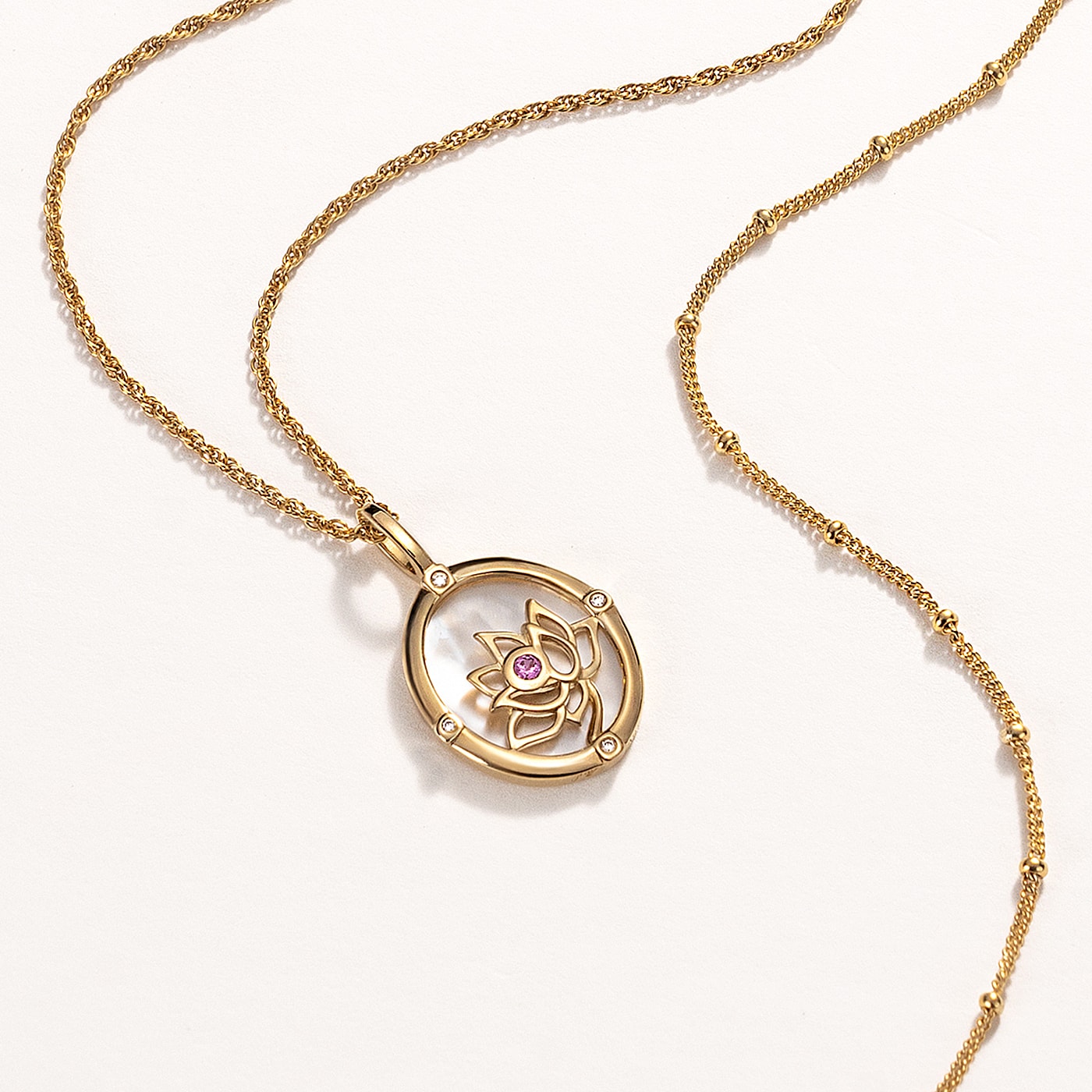 Noble Lotus Charm Gold Life Style 2 | Shen Yun Collections