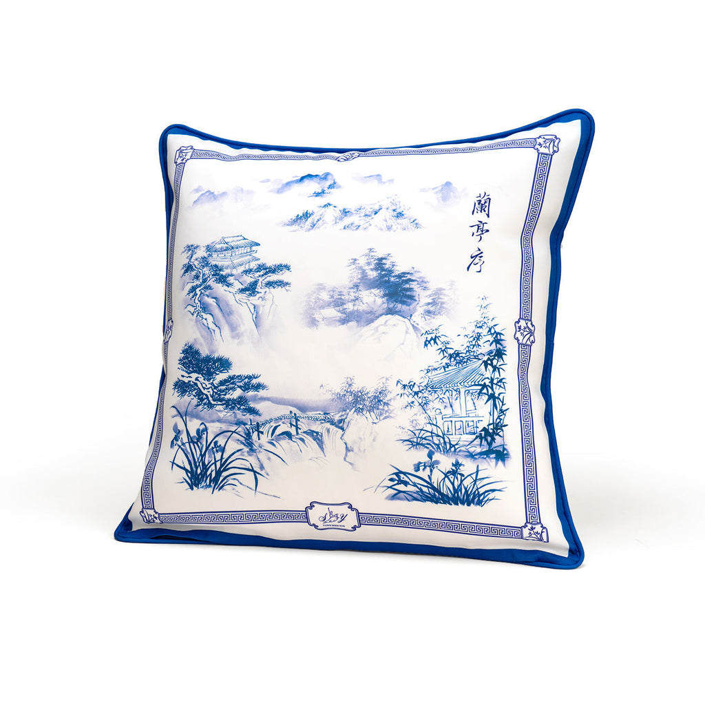 Poets of the Orchid Pavilion Cushion Cover Image | Shen Yun  Collections