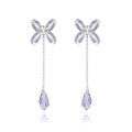 Blissful Knot Earrings Silver
