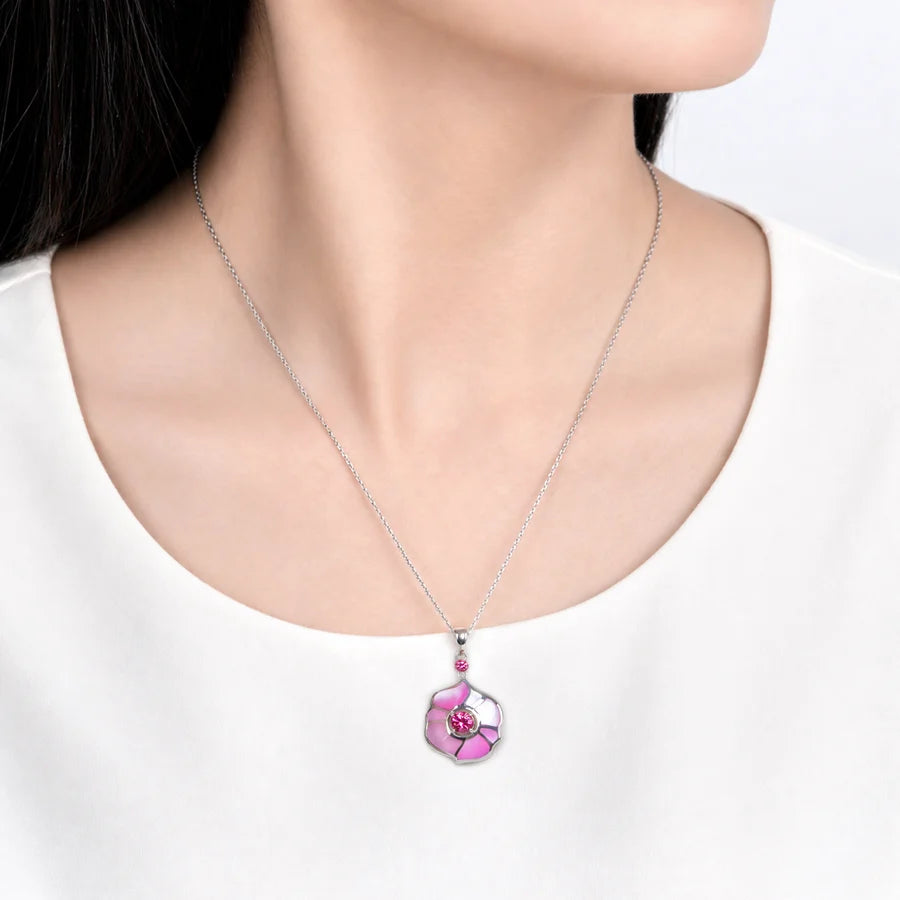Windmill Grace Necklace Pink