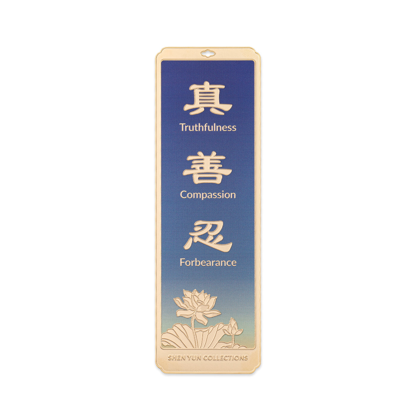 Zhen Shan Ren Bookmark - Blue